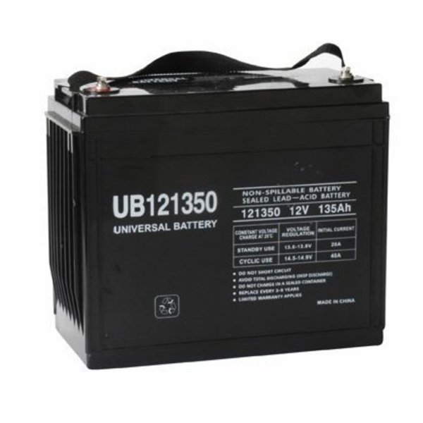 Upg Sealed Lead Acid Battery, 12 V, 135Ah, UB121350, I6 Internal Thread Terminal, AGM Type 40994
